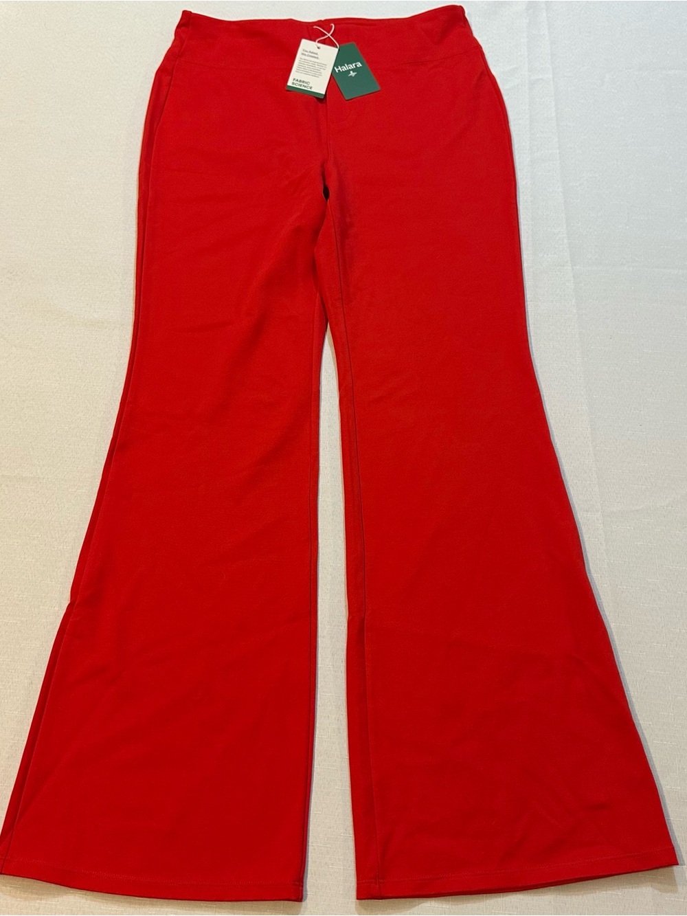 Halara NWT Red High Rise Bootcut Stretch Pants Large